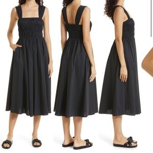 NWT Staud Ida Dress, Black, Size L